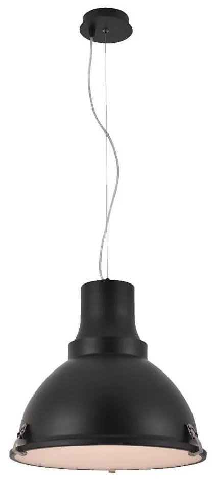 Lampadario a sospensione INDUSTRY su cavo 1xE27/60W/230V nero