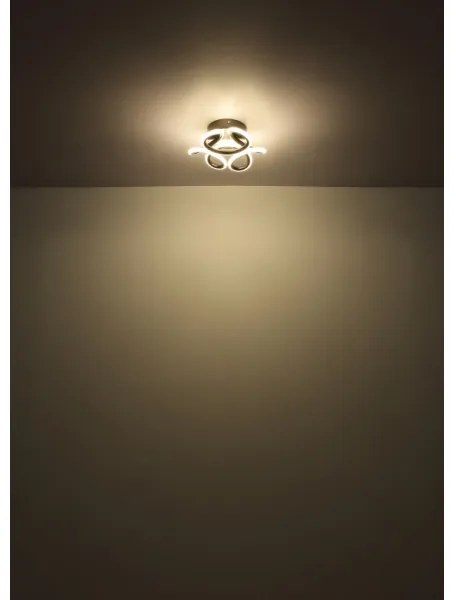 Globo 67386-24A - Lampada LED da soffitto MELISAND 24W/230V Ø26 cm nera