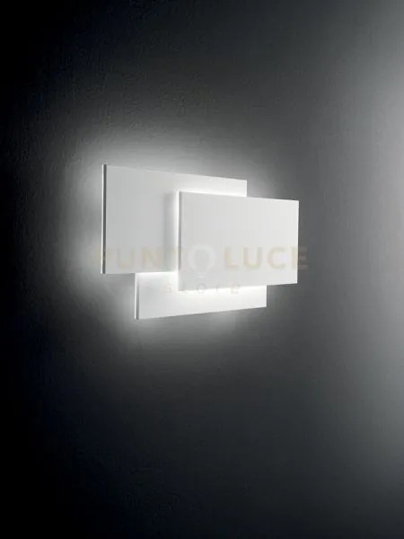 Applique in alluminio verniciato bianco dip led 36w 3000k cri?80 22...