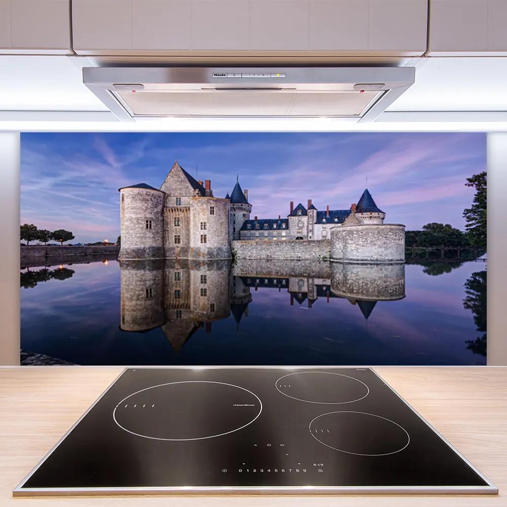 Rivestimento parete cucina Architettura dell'acqua del castello 100x50 cm