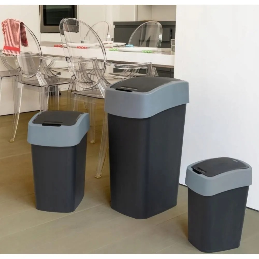 Cestino nero , 25 l Pacific - Curver