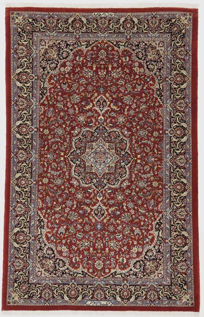 Ghom Tappeto 110 x 170 (Iran) Annodato A Mano