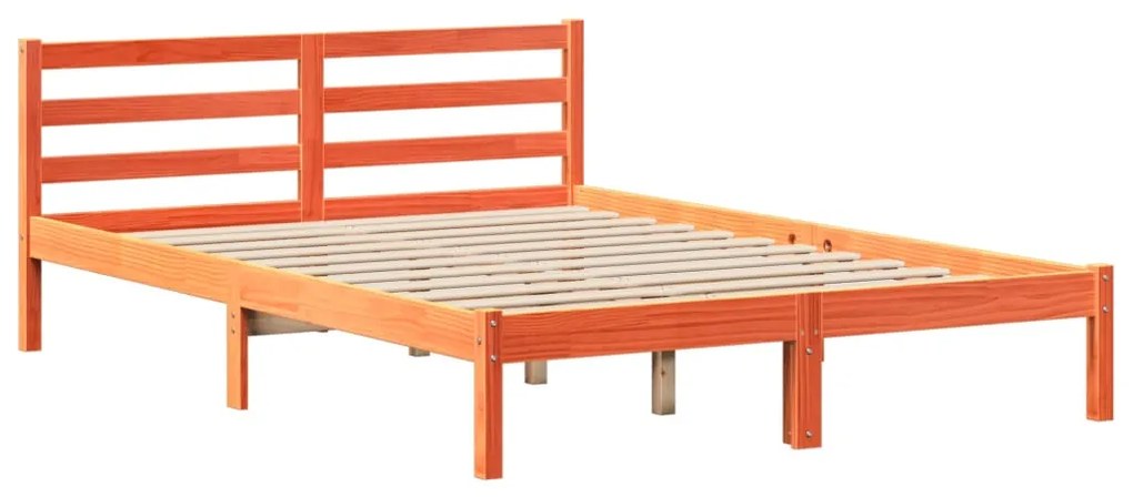 Letto senza materasso marrone cera 120x190 cm in legno di pino