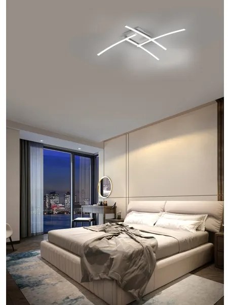 Brilagi - Plafoniera LED STRIPES LED/32W/230V argento