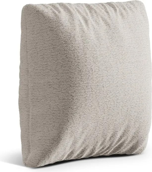 Cuscino per divano beige con rivestimento in bouclé Kemi – Cosmopolitan Design