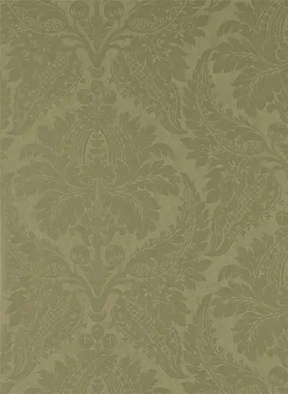 Tapete Malmaison Damask von Zoffany - Old Gold