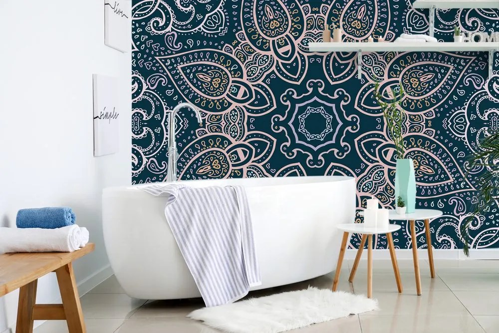 Carta da parati – Mandala con tocco indiano