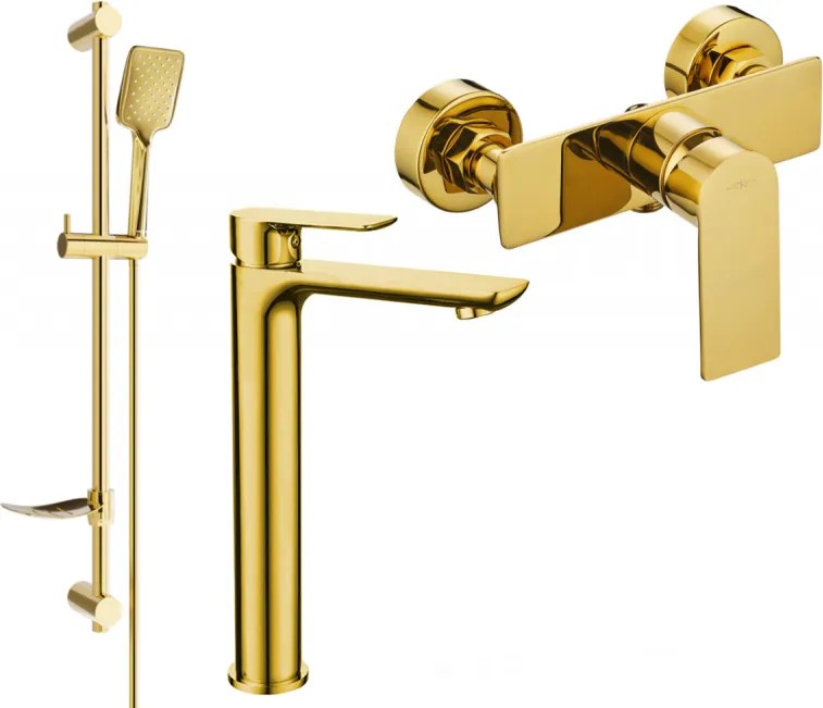 Mexen Alfa DF62 set doccia, dorato - 745714DF62-50