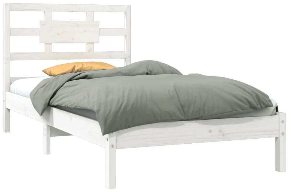 Giroletto bianco in legno massello 100x200 cm