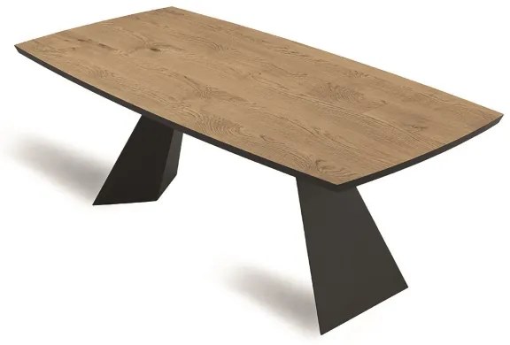 Tavolo allungabile 250 cm con piano in Rovere Crudo GILMOUR