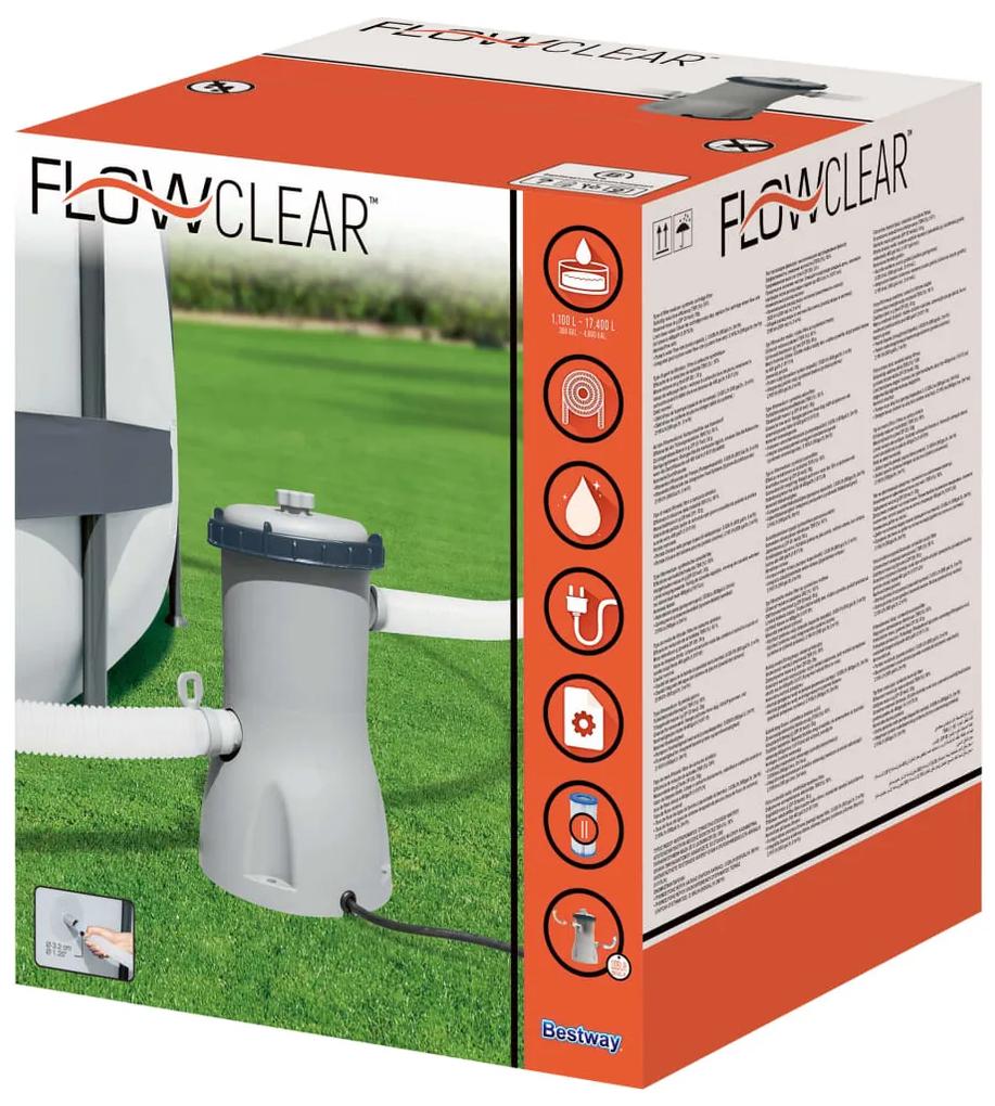 Bestway Pompa Filtro per Piscina Flowclear da 3028 L/h