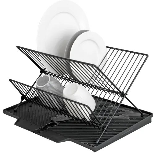 WENKO 54771100 - Scolapiatti NELIA 34x40 cm nero