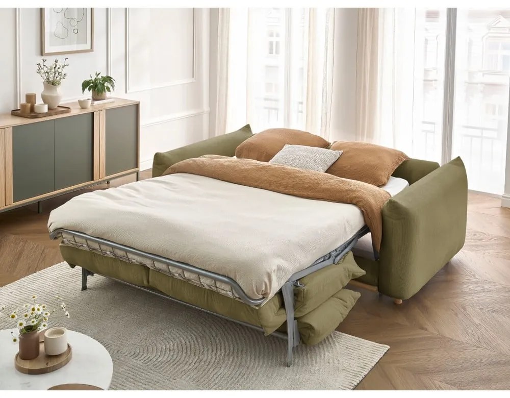 Divano verde allungabile 234 cm Ernest – Bobochic Paris
