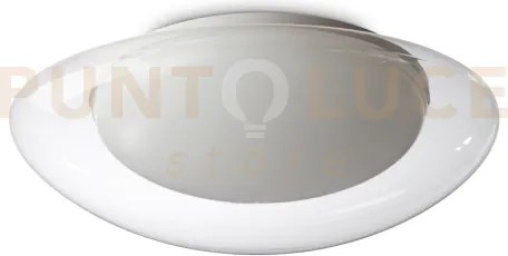Squish plafoniera led 3000k 30w  3050 lm ip20 in policarbonato 64,3cm