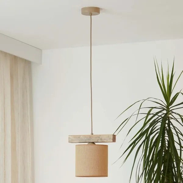 Brilagi - Lampadario a sospensione con filo FOREST 1xE27/15W/230V pino/marrone