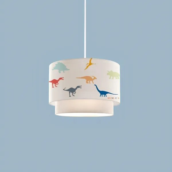 Lampadario per bambini CANDY 1xE27/40W/230V bianco/multicolore