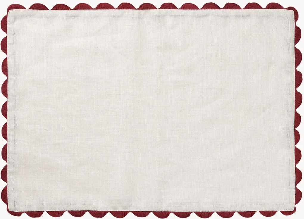 Tovaglietta americana in lino fatta a mano Willow