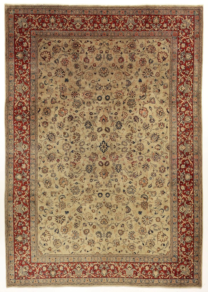 Sarouk Tappeto 390 x 270 (Iran) Annodato A Mano
