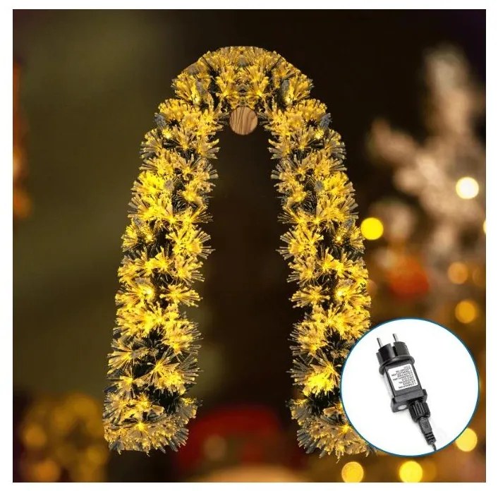 Aigostar - Decorazione natalizia LED per esterni 112xLED/3,6W/230V 2m IP44 bianco caldo