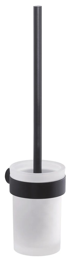 Portascopino a Parete Gedy "Pirenei" Nero Opaco