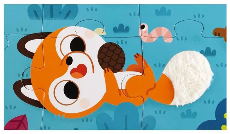 Puzzle Tattile - Gli Animali della Foresta - 20 pezzi
