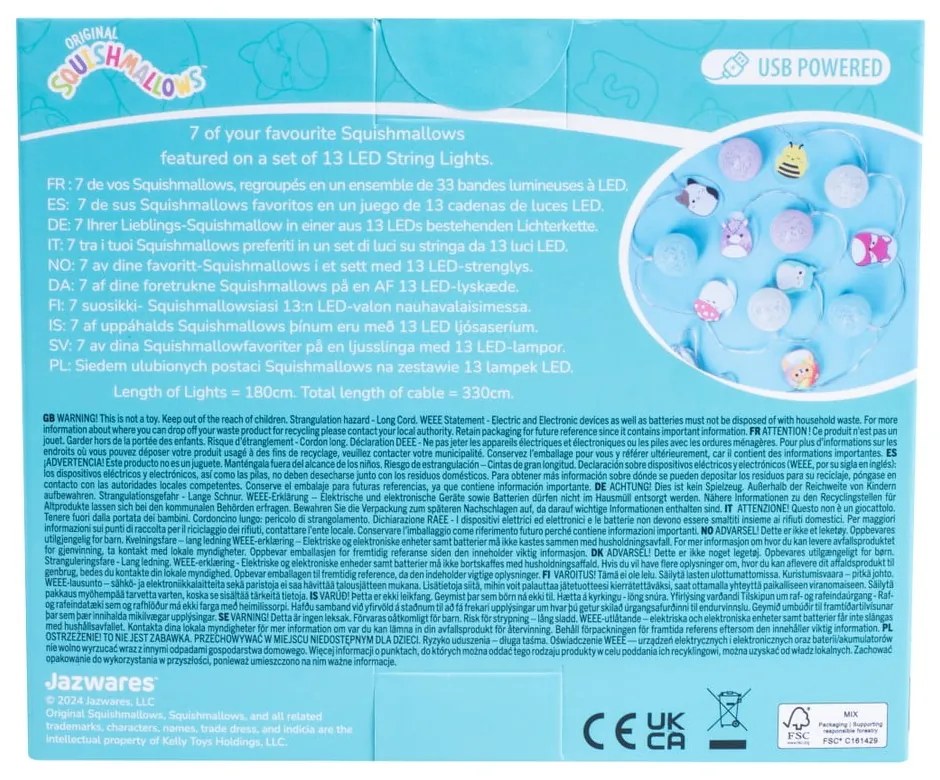 Lampada per bambini Fizz – SQUISHMALLOWS