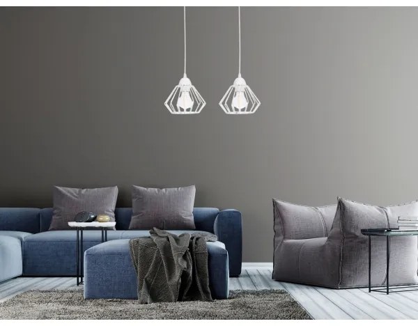 Lampadario a sospensione con filo CEED 2xE27/60W/230V