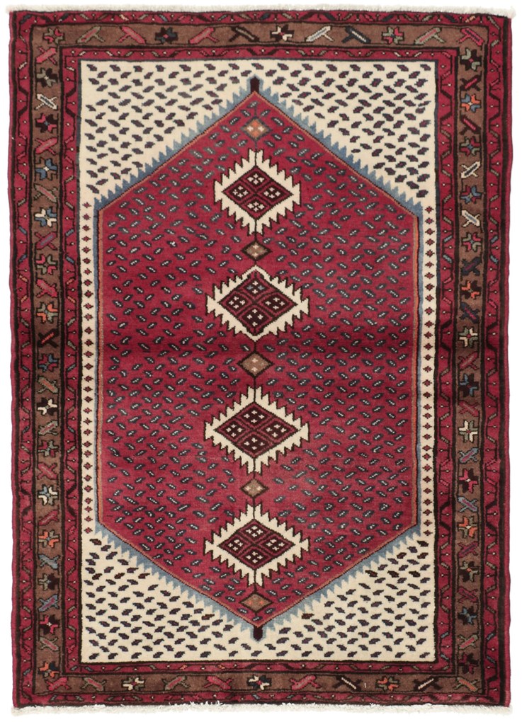 Hamedan Tappeto 100 x 150 (Iran) Annodato A Mano