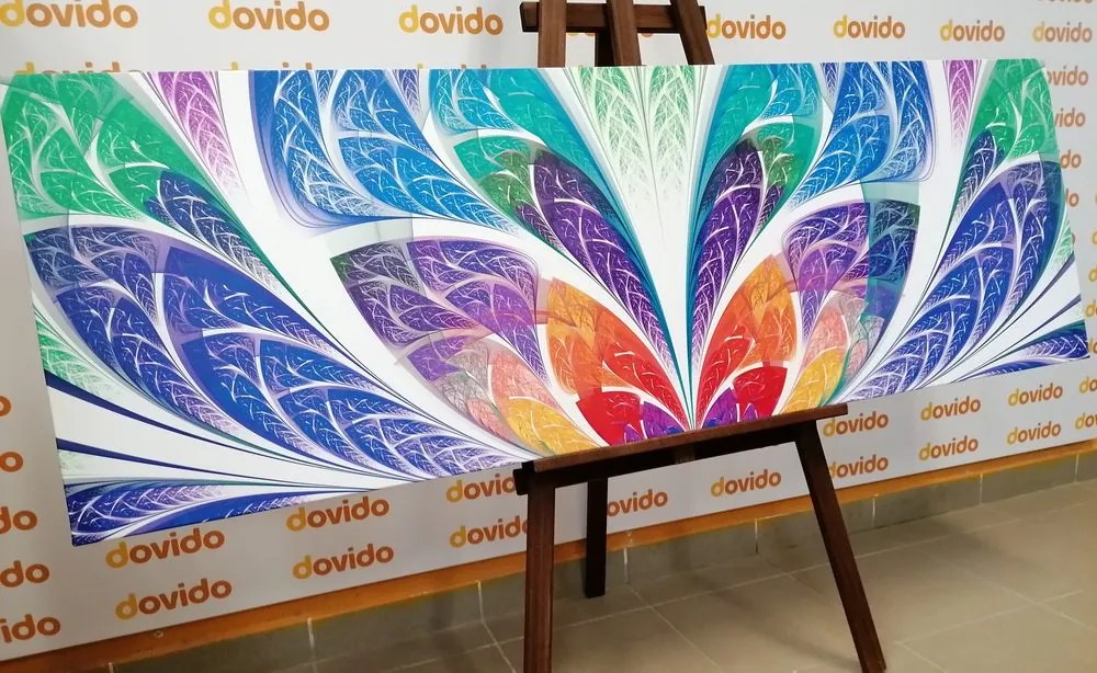 Stampa su tela – Astratto di vetro colorato