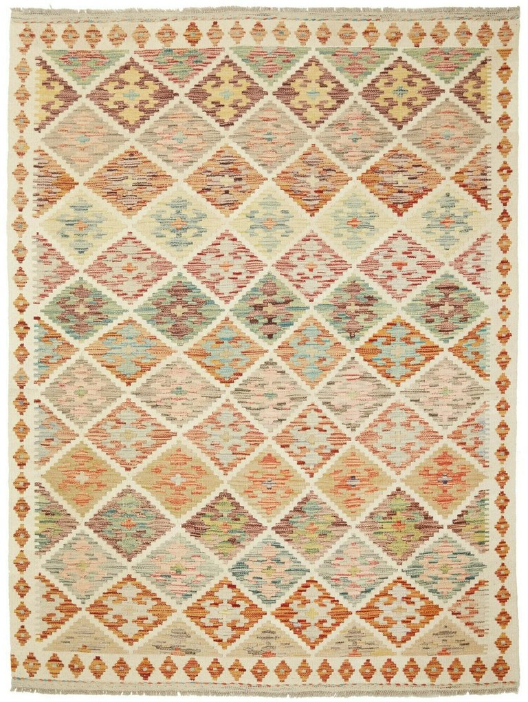 Kilim Tappeto 150x200 (Pakistan) Tessuto A Mano