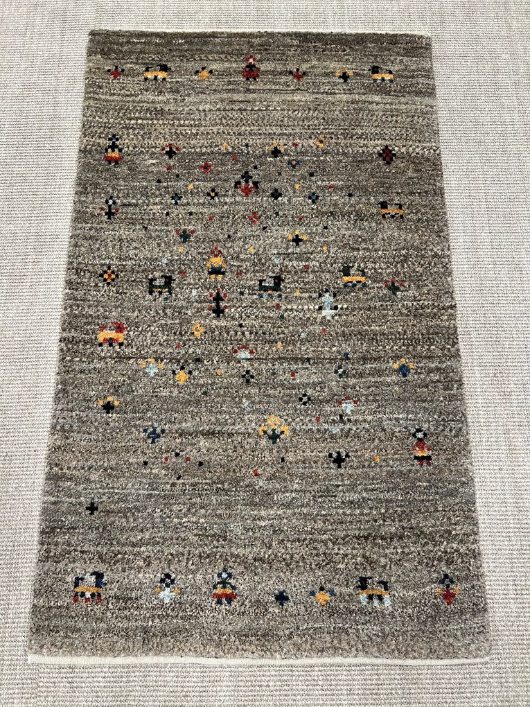 Gabbeh Tappeto persiano 80x130 Marrone (Iran) Annodato A Mano