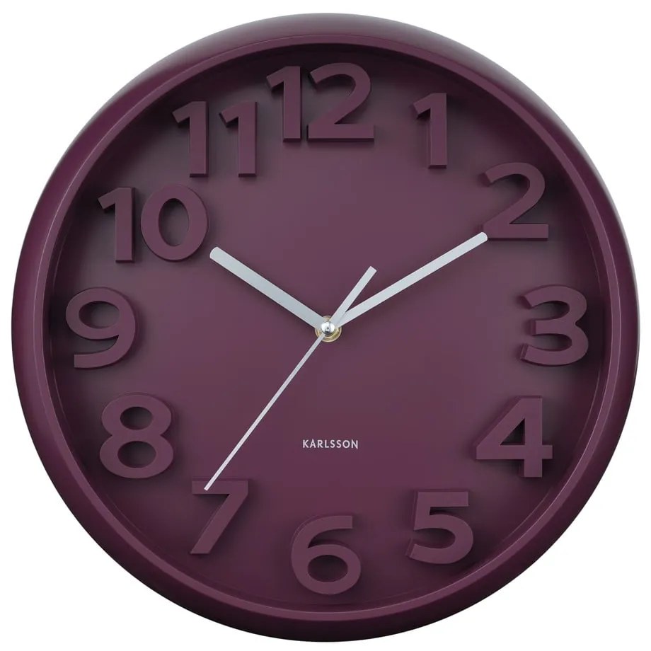 Orologio da parete ø 33,5 cm Elevated Classic Numbers – Karlsson