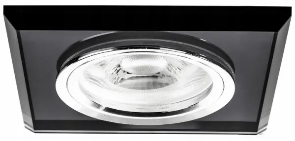 Faretto da incasso 1xGU10/MR16/10W/230V 9x9 cm nero