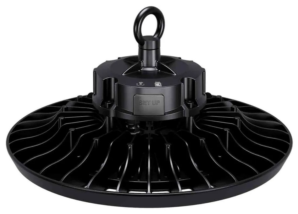 Campana LED Potenza Regolabile 55/75/100W CCT 215 lm/W IP65 - LIFUD Colore Bianco Variabile CCT