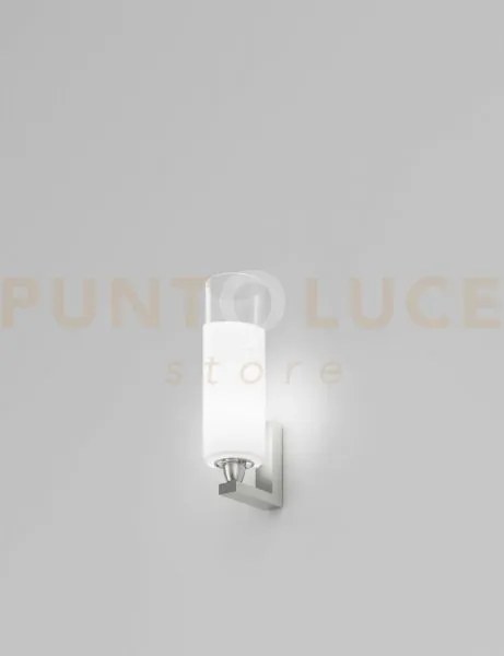 Lio applique a parete l1p cristallo bianco nickel satinato 1 luce a...