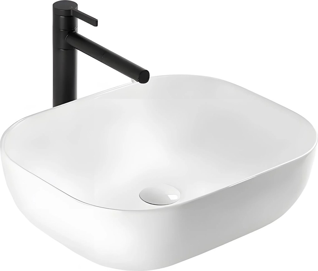 Lavabo da appoggio Rea Mona Slim