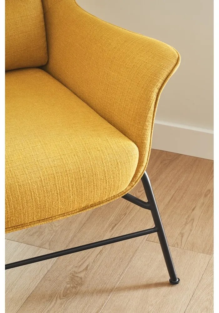 Poltrona gialla Sadira - Teulat