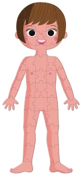 Janod - Puzzle educativo per bambini 225 pezzi corpo umano