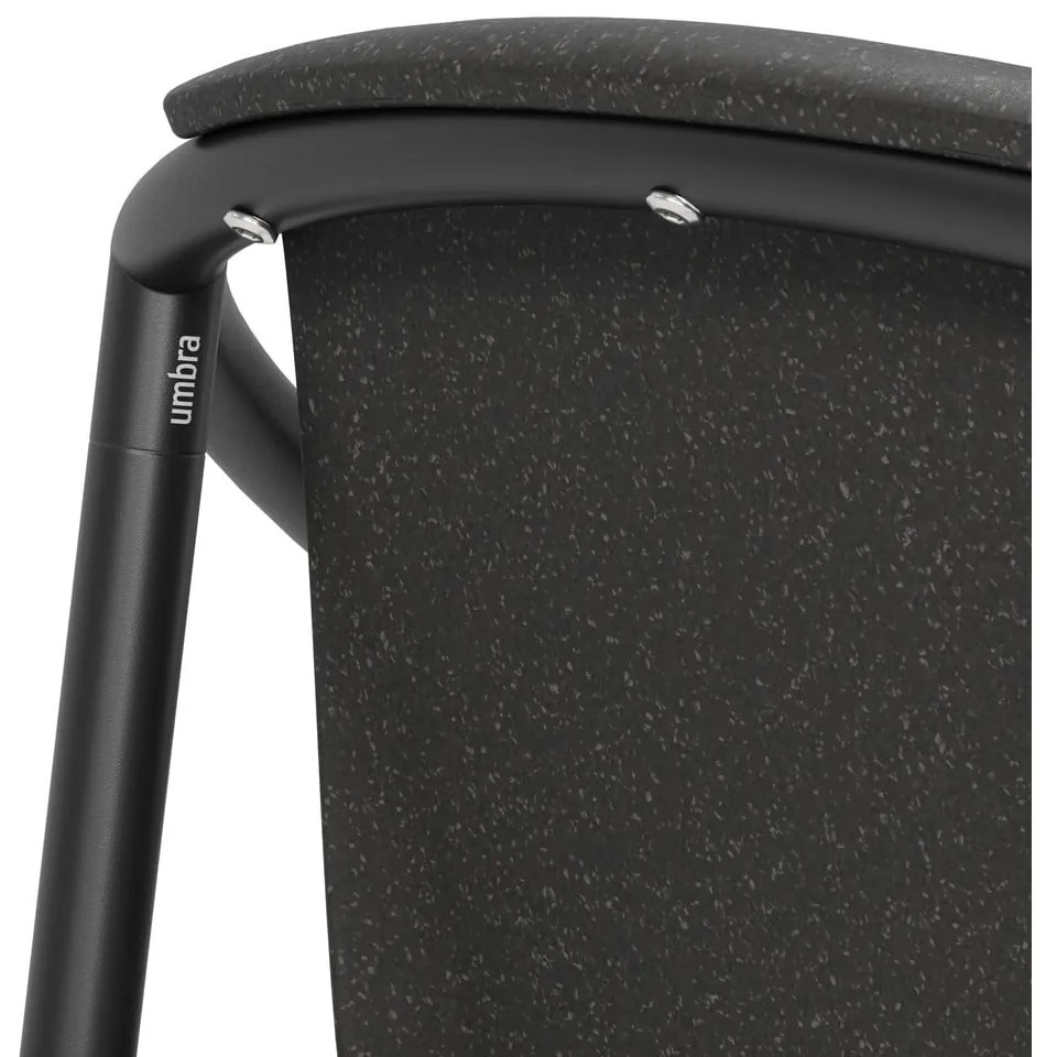 Sgabello da bar in plastica nera 90 cm Ringo - Umbra