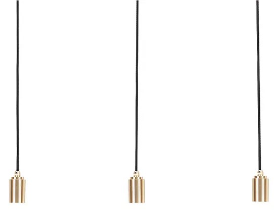 Tala - Linear Triple Lampada a Sospensione Ottone Tala