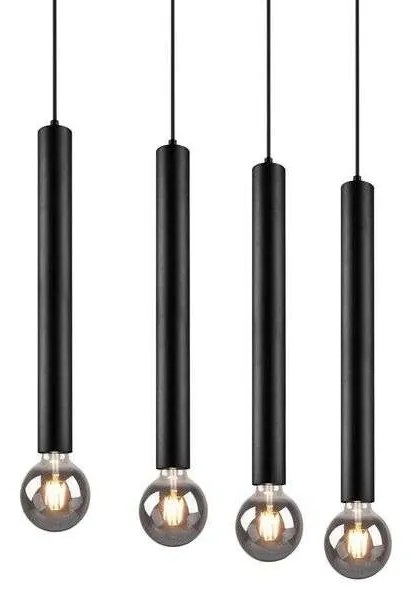 Lindby - Tamilio 4 Lampada a Sospensione Black Lindby