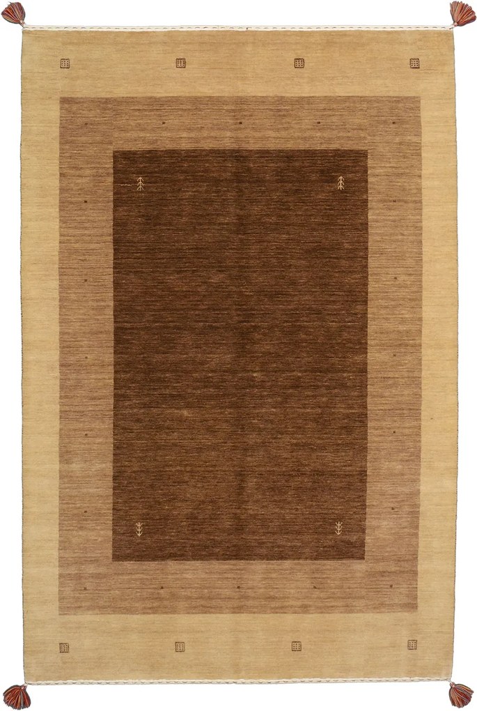 Loribaft Tappeto orientale 160x250 Beige (Indian) Annodato A Mano