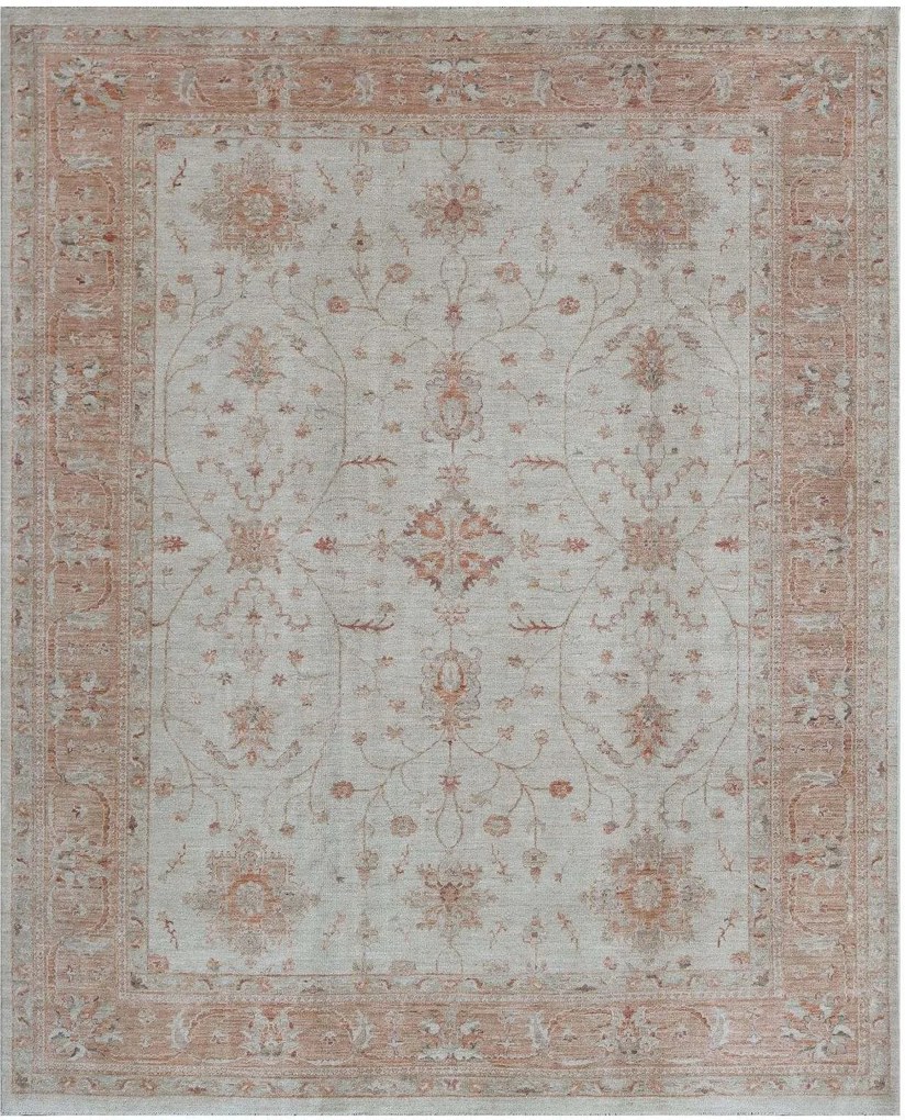 Ziegler Tappeto 310 x 240 Beige (Pakistan) Annodato A Mano