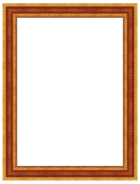 Cornice Rovy rosso lucido per foto da 50x70 cm