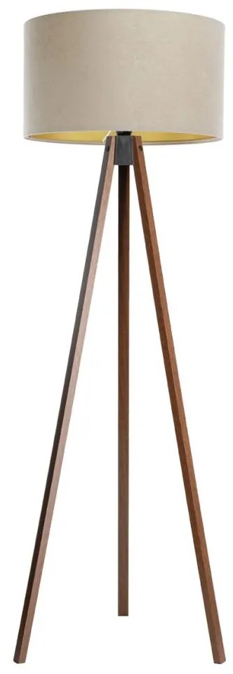 Lampada da terra STANDART 1xE27/60W/230V beige/wenge