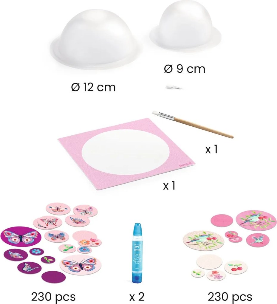 Fai da te - Coppette di carta rosa