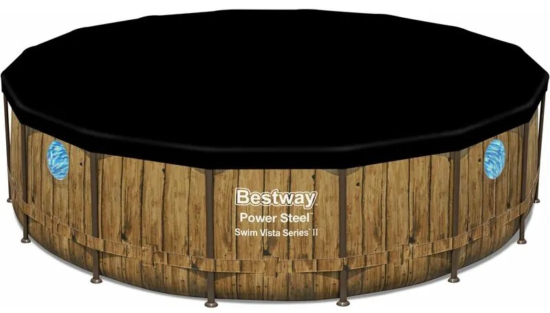 Telo copertura per piscina tonda diametro 488 cm con Struttura Bestway 58249