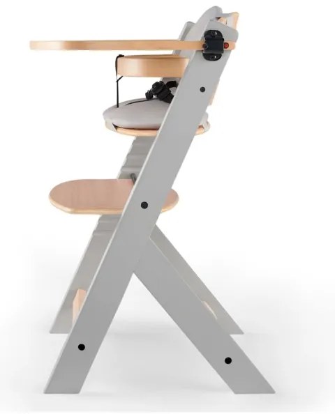 KIDERKRAFT - Sedia da pranzo per bambini con rivestimento ENOCK grigio