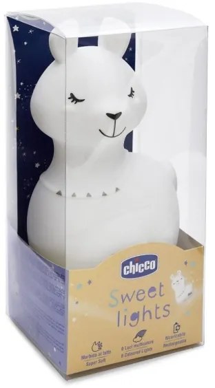 Chicco - Lampada da notte per bambini SWEET LIGHTS lama