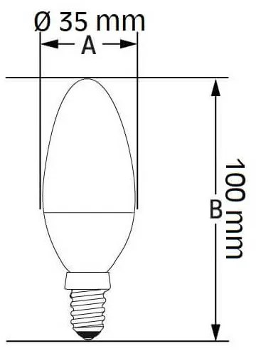 Lampada LED 2W filamento Ambrata E14 260lm Colore  Bianco Caldo 2.700K